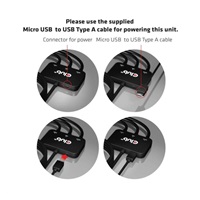 Club3D adaptér aktivní USB Type-C + Mini DP 1.2 + HDMI na HDMI 4K60Hz HDR, M/M, 32AWG