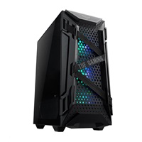 ASUS case TUF GAMING GT301 BLACK AURA, ATX Tower, černá, bez zdroje