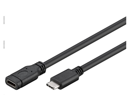 PREMIUMCORD USB- C prodlužovací kabel (USB 3.1 generation 1), C/M - C/F, 1m
