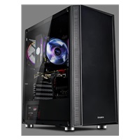 ZALMAN skříň R2 Black,  ATX bez zdroje, RGB