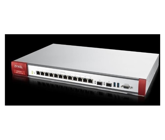Zyxel ATP700 firewall, 12 Gigabit user-definable ports, 2*SFP, 2* USB with 1 Yr Bundle