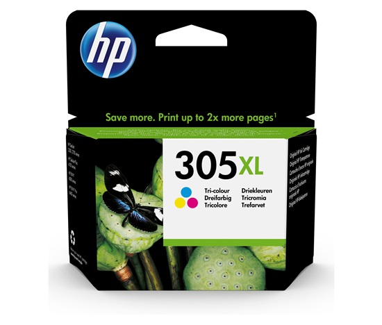 HP 305XL High Yield Tri-color Original Ink Cartridge (200 pages)