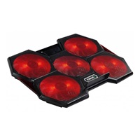 EVOLVEO Ania 14, chladicí podstavec pro notebook, červené podsvícení