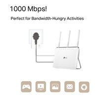 TP-Link TL-PA7017PKIT průchozí powerline set (AV1000,1xGbE, HomePlug AV2)