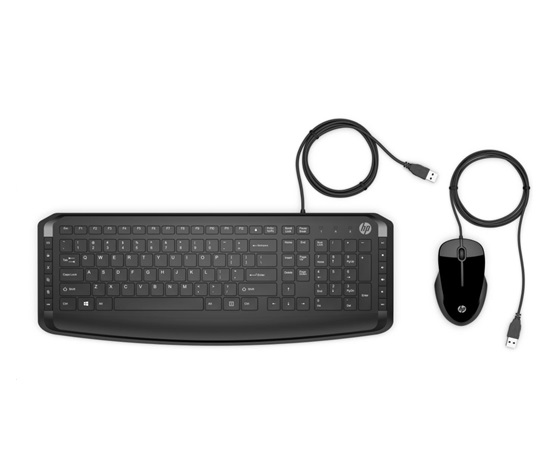 HP Wired Keyboard & Mouse 200 CZ/SK - KLÁVESNICE a MYŠ