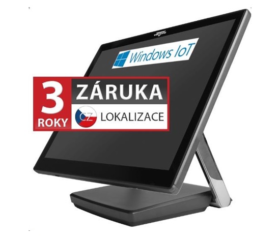 Virtuos XPOS XP-3687, 17", i3-7100U, 4GB, 120GB M.2, Win 10 IoT, kapacitní