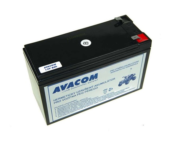 AVACOM Náhradní baterie (akumulator kwasowo-ołowiowy) 12V 9Ah do wózka Peg Pérego F2