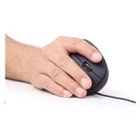 GEMBIRD myš MUS-ERGO-01, drátová, optická, vertikální, 1200-3200 dpi, USB, černá