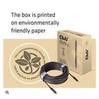 Club3D Kabel USB 3.2 typ C Gen2, aktivní, (M/M), 20m, optický, aktivní, unidirectional, A/V