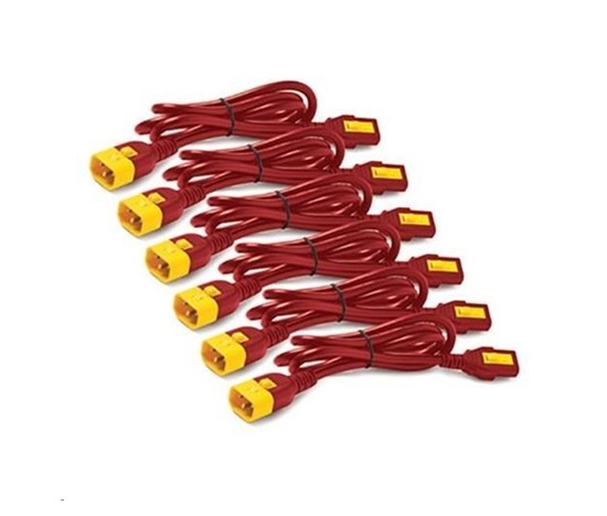APC Power Cord Kit (6 ks), Locking, C13 to C14, 0.6m