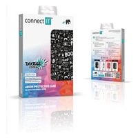 CONNECT IT pouzdro pro Amazon New Kindle 2019/2020 (10. gen.), doodle černá