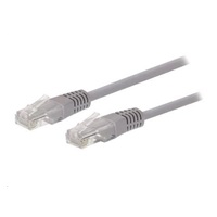 C-TECH kabel patchcord Cat5e, UTP, šedý, 0,5m