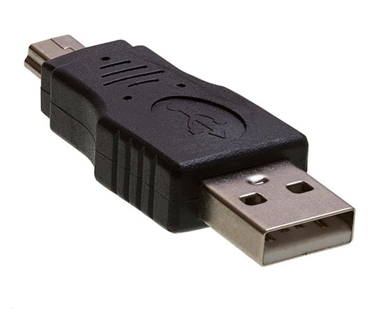 PremiumCord USB redukce A-B M/M mini USB 5pin