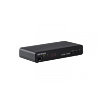 Orava DVB-30 digitální pozemní přijímač DVB-T2, HD, HEVC, PVR, paměť pro 500 programů, SCART, HDMI, ethernet, černá