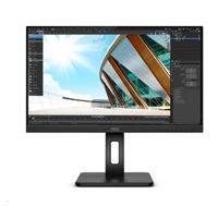 AOC MT IPS LCD WLED 23,8" 24P2Q - IPS panel, 1920x1080, D-Sub, DVI, HDMI, DP, USB, repro, pivot