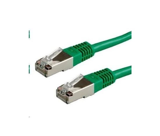 XtendLan patch kabel Cat6A, SFTP, LS0H - 0,25m, zelený (prodej po 10 ks)
