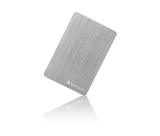 VERBATIM HDD 2.5" 1TB Store 'n' Go ALU Slim Portable Hard Drive USB 3.2, Silver