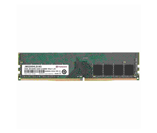 TRANSCEND DIMM DDR4 8GB 3200Mhz 1Rx8 1Gx8 CL22 1.2V