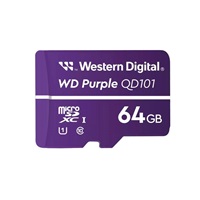 WD MicroSDXC karta 64GB Purple WDD064G1P0C Class 10, 16 TBW