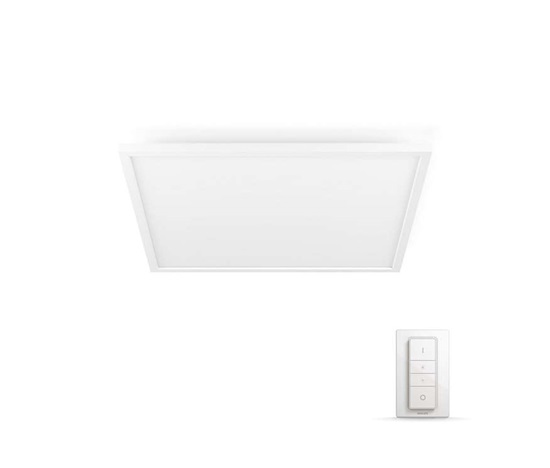 PHILIPS Aurelle Světelný stropní panel, čtverec, Hue White ambiance, 230V, 55W integr.LED, Bílá