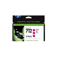 HP 712 3-Pack 29-ml Magenta DesignJet Ink Cartridge
