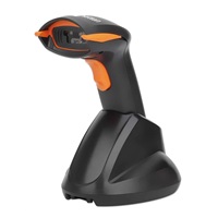 MANHATTAN Barcode Scanner BT Scanner and Cradle Black USB HID, black, Retail Box