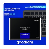 GOODRAM SSD CL100 Gen.3 120GB, SATA III, 2.5", (R:500/W:360MB/s)