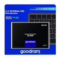 GOODRAM SSD CL100 Gen.3 480GB, SATA III, 2.5", (R:540/W:460MB/s)