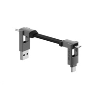 inCharge 6 – nabíjecí a datový kabel 6 v 1, šedý