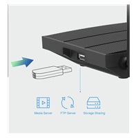 TP-Link Archer C6U OneMesh/EasyMesh WiFi5 router (AC1200, 2,4GHz/5GHz, 4xGbELAN, 1xGbEWAN, 1xUSB2.0)