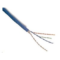 UTP kabel PlanetElite, Cat5E, drát, PVC, modrá, 305m