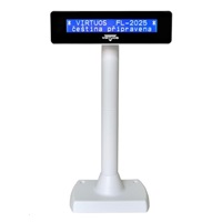 Virtuos zákaznický displej Virtuos FL-2025MB 2x20, RS232, bílý