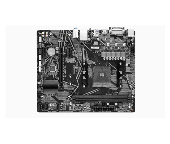 GIGABYTE MB Sc AM4 A520M H, AMD A520, 2xDDR4, 1xHDMI, 1xDVI, mATX