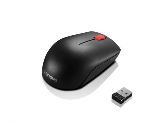 LENOVO myš drátová Essential USB Mouse - 1000 DPI, Optical, USB, 3 tlačítka, černá