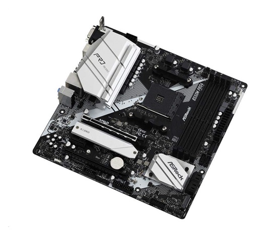 ASRock MB Sc AM4 B550M PRO4, AMD B550, 4xDDR4, HDMI, DP