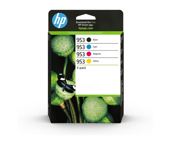 HP 953 CMYK Original Ink Cartridge 4-Pack (700 / 700 / 700 / 1,000 pages)