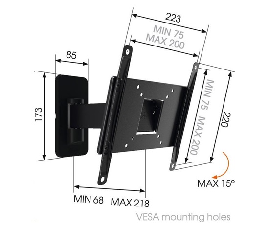 Vogel's MA2030 - TV rameno 2 klouby S