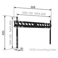 Vogel‘s PFW 6851 - 4 ramenný LCD držák 80 kg