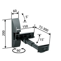 Vogel's VLB200 - univerzální  držák na repro do 20 kg