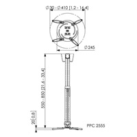Vogel‘s PPC 2555 - teleskopický držák projektoru 55-85 cm