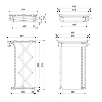 Vogel‘s PPL 2100 - výtah na projektor 81,5 cm