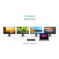 i-tec USB-C Quattro Display Docking Station s Power Delivery 85 W