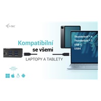 i-tec USB-C Quattro Display Docking Station s Power Delivery 85 W