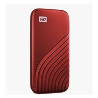 SanDisk WD My Passport SSD externí 500GB , USB-C 3.2 ,1050/1000MB/s R/W PC & Mac ,Red