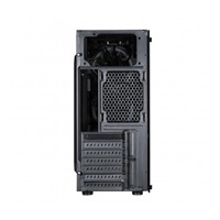 SPIRE skříň VISION 7022 RGB + 3x 12CM RGB FANS, Midi Tower, gaming, bez zdroje, Black