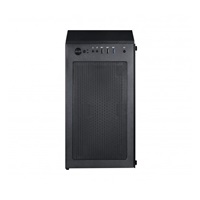 SPIRE skříň VISION 7025 RGB + 4x 12CM RGB fans, Midi Tower, gaming, bez zdroje, Black