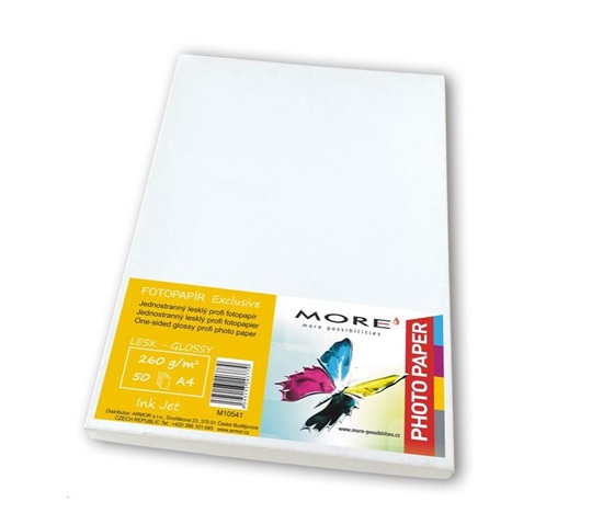 Papier fotograficzny Exclusive 260g/m2; glossy,  50 ark. str.,Ink Jet