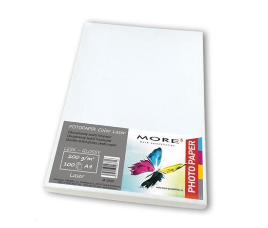 Coated Color Laser papier; 200g/m2; double-sided glossy; 100 ark. str., Color Laser