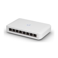 UBNT UniFi Switch USW-Lite-8-PoE [8xGigabit, 4x PoE out 52W, 802.3at/af, 16Gbps]