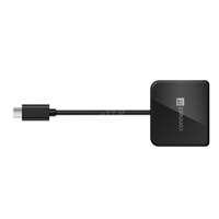CONNECT IT USB-C hub, 3v1 (USB-C,USB-A,HDMI), externí, černý